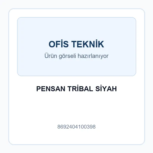 PENSAN TRİBAL SİYAH