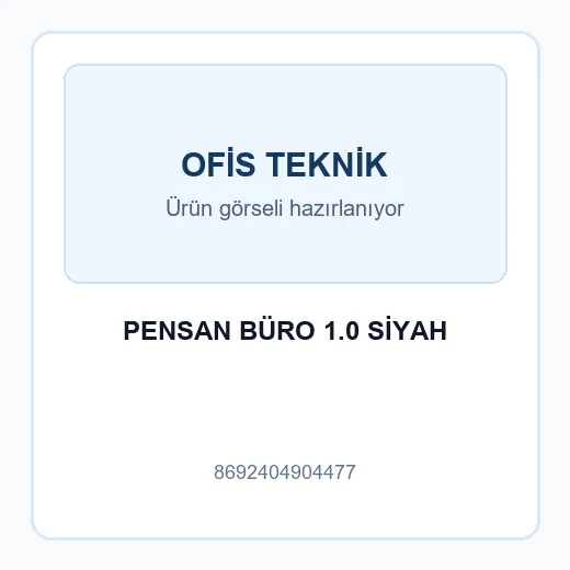 PENSAN BÜRO 1.0 SİYAH