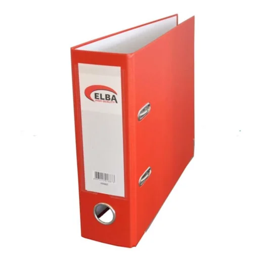 ELBA PLASTİK ÇEMBERLİ LÜX KLASÖR TELGRAF KIRMIZI