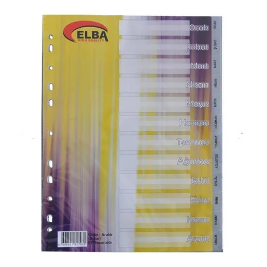 EBAFIX OCAK-ARALIK SEPERATOR