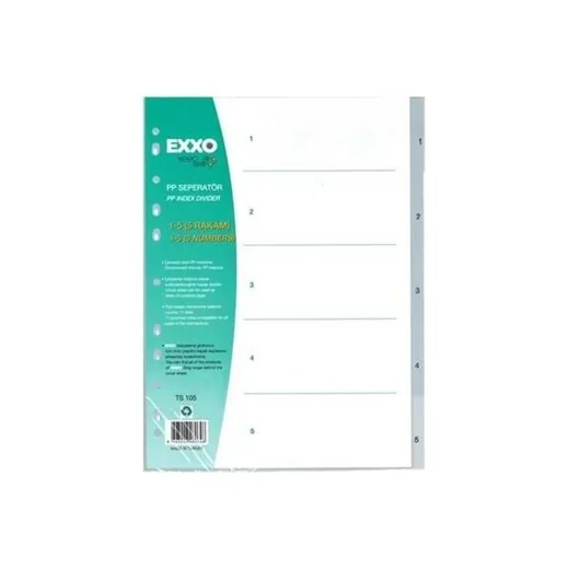 EXXO 1-5 RAKAMLI SEPERATOR