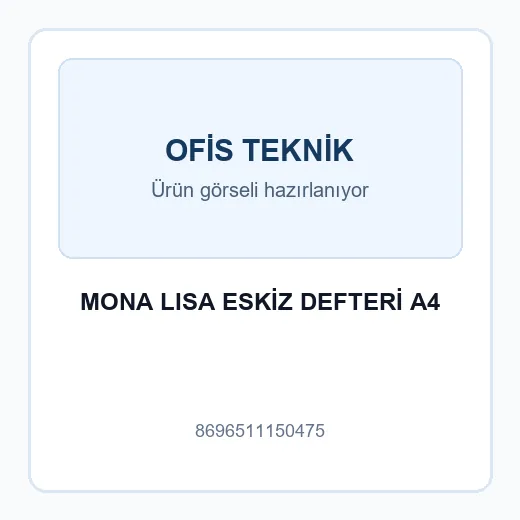 MONA LISA ESKİZ DEFTERİ A4