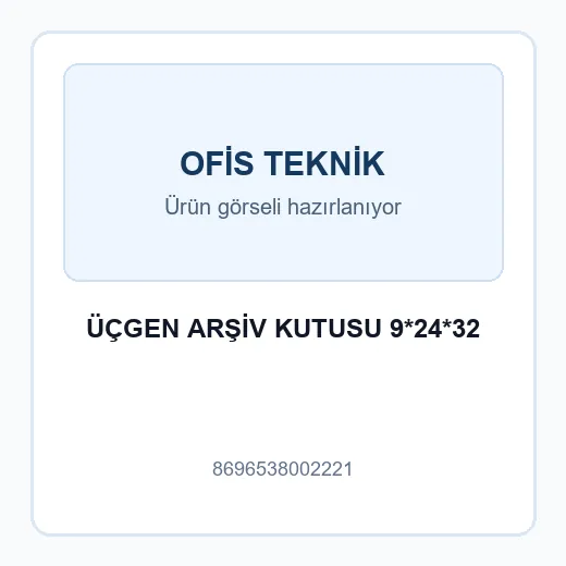 ÜÇGEN ARŞİV KUTUSU 9*24*32