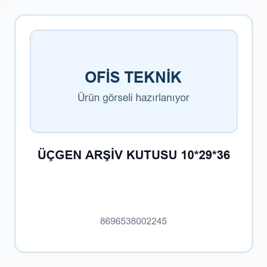 ÜÇGEN ARŞİV KUTUSU 10*29*36