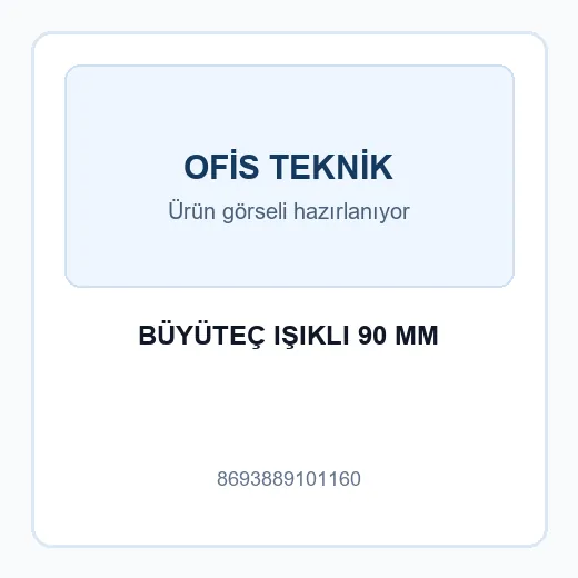 BÜYÜTEÇ IŞIKLI 90 MM