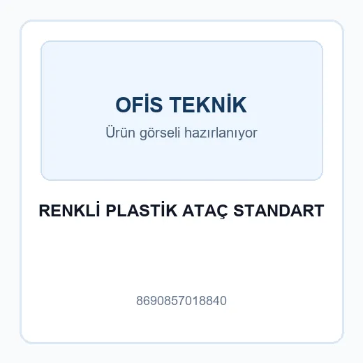 RENKLİ PLASTİK ATAÇ STANDART