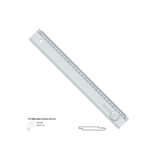 ARK 30 CM PLASTİK CETVEL