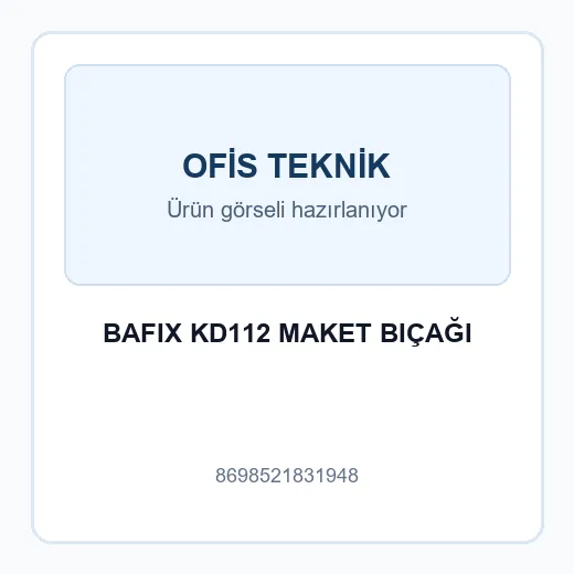 BAFIX KD112 MAKET BIÇAĞI