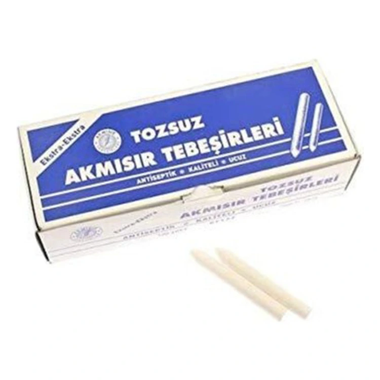 AKMISIR TOZSUZ BEYAZ TEBEŞİR 100LÜ