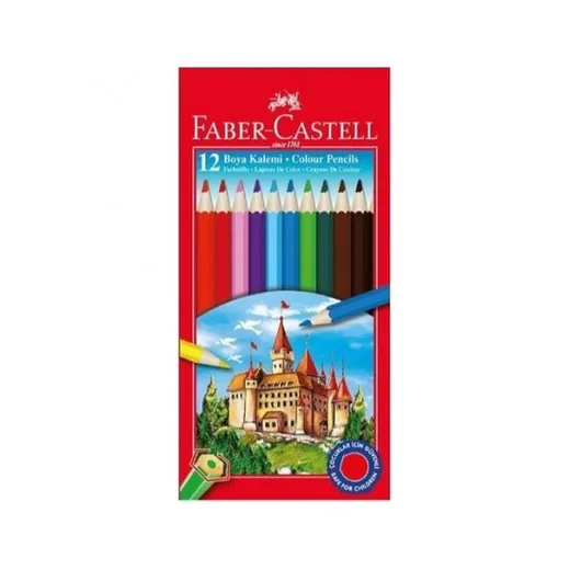 FABERCASTEL 12Lİ KURU BOYA