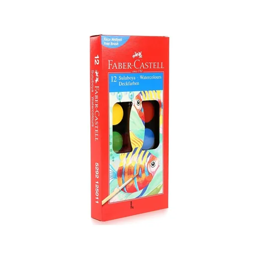FABERCASTEL 12Lİ SULU BOYA