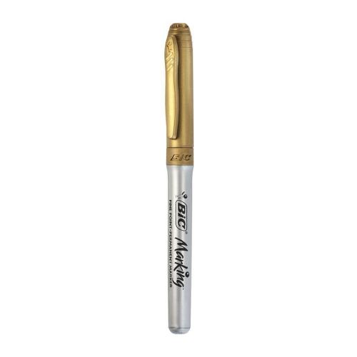 BIC Marking permanent marker · Metalik altın