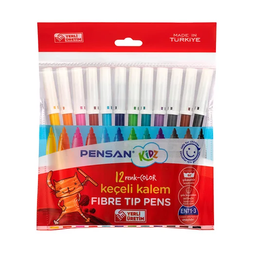 PENSAN 12 Lİ KEÇELİ KALEM