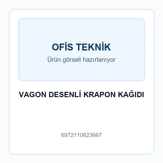 VAGON DESENLİ KRAPON KAĞIDI