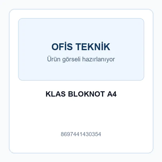 KLAS BLOKNOT A4