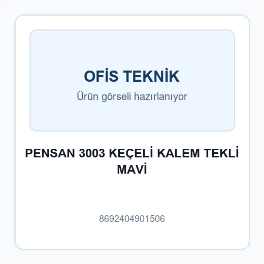 PENSAN 3003 KEÇELİ KALEM TEKLİ MAVİ