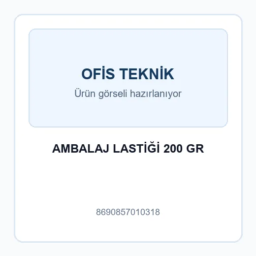 AMBALAJ LASTİĞİ 200 GR