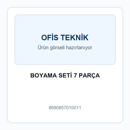 BOYAMA SETİ 7 PARÇA