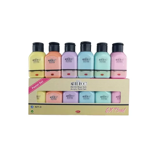 ARTDECO 6 LI AKRİLİK BOYA PASTEL