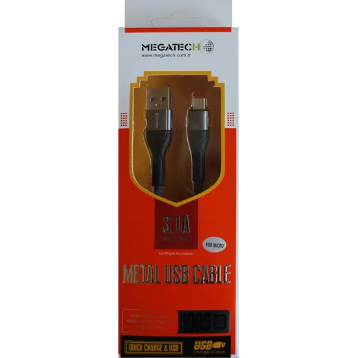 MEGATECH 3.1 MİCRO ŞARJ KABLOSU CHC06