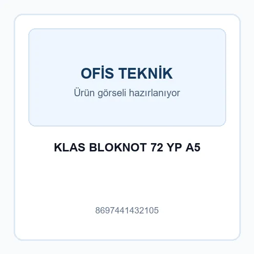 KLAS BLOKNOT 72 YP A5