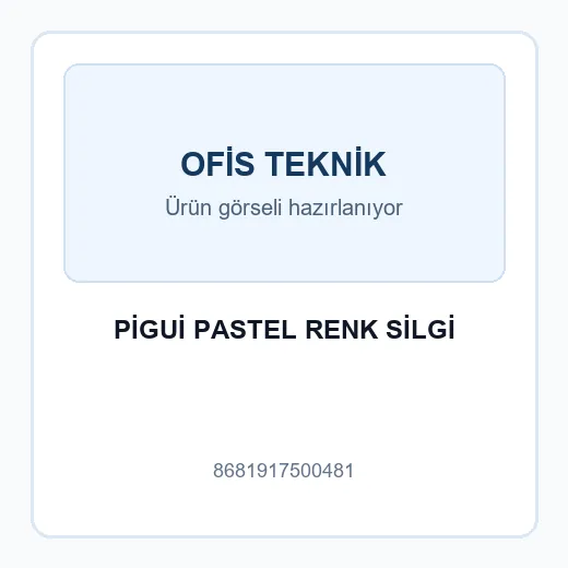 PİGUİ PASTEL RENK SİLGİ