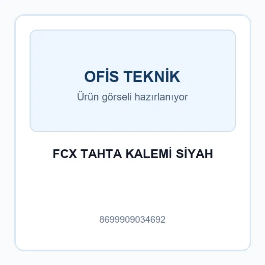 FCX TAHTA KALEMİ SİYAH