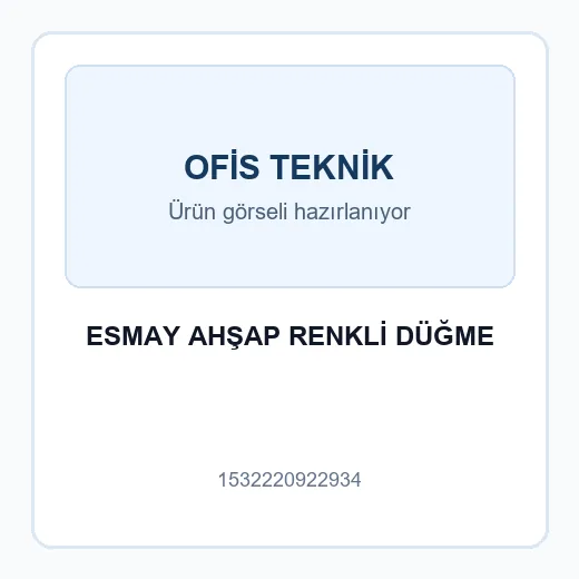 ESMAY AHŞAP RENKLİ DÜĞME