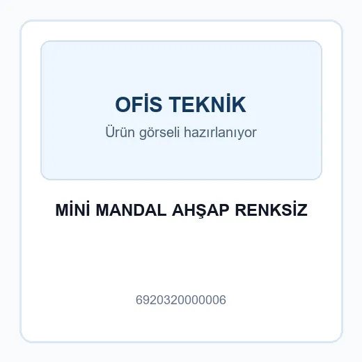 MİNİ MANDAL AHŞAP RENKSİZ