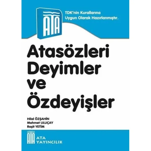 ATASÖZLERİ DEYİMLER ATA YAYINCILIK