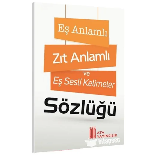 ATA ZIT VE EŞ ANLAMLI SÖZLÜK