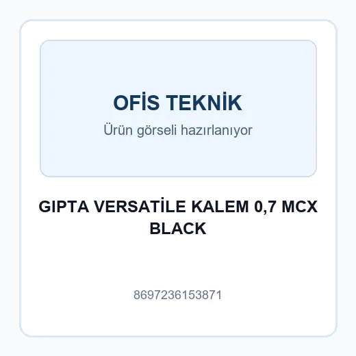 GIPTA VERSATİLE KALEM 0,7 MCX BLACK