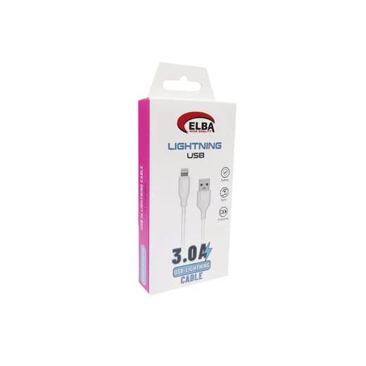 Elba Elb27-IOS 1Mt iPhone Lightning 3A Hızlı Şarj