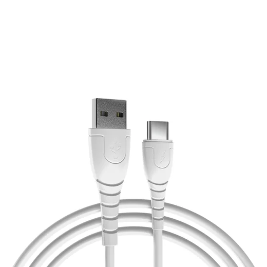 Hytech HY-XTK30 2.4A Type-C 90cm Beyaz Hızlı Şarj