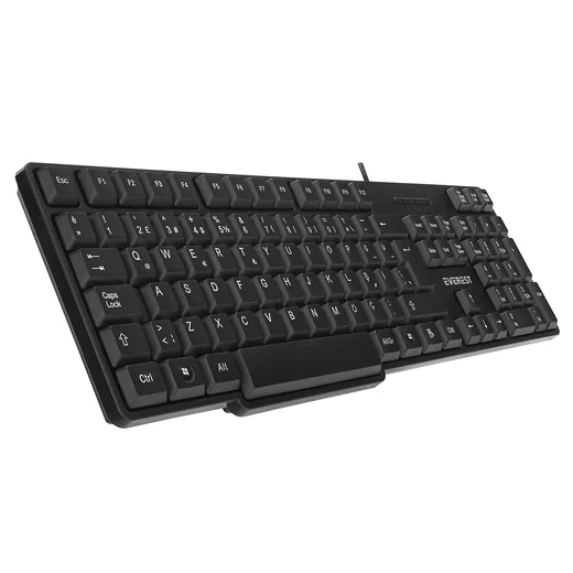 Everest KB-517U Siyah 2MT Bakır Kablolu USB Q Stan