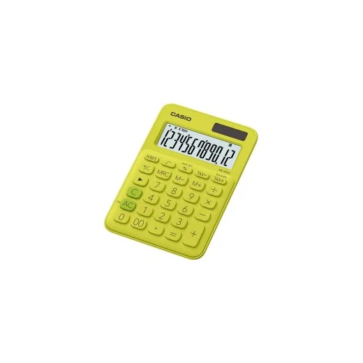 CASIO MS-20UC-YG RENKLİ MASA TİPİ 12 HANE HESAP MA