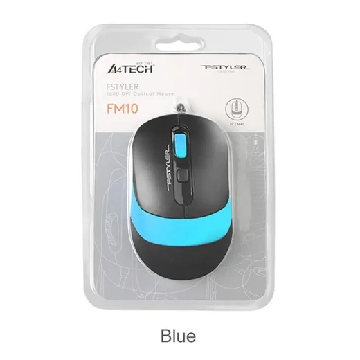 A4 TECH FM10 USB FSTYLER MAVİ OPTİK 1600 DPI