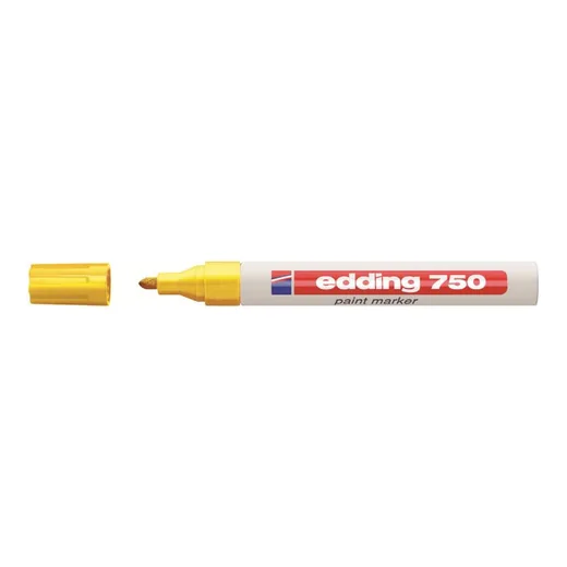 Edding Markör Dekor Boya Yuvarlak Uçlu 2-4 MM Sarı 750