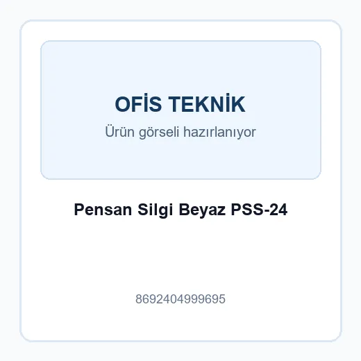 Pensan Silgi Beyaz PSS-24