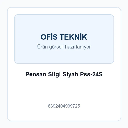 Pensan Silgi Siyah Pss-24S