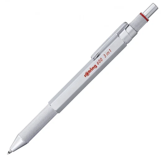 Rotring Multipen Üç Fonksiyonlu Kalem Krom 600