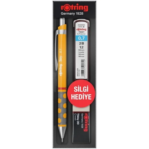 Rotring Okul Seti Tikky Rd 0.7+Min Silgi Hediyeli Mango Turuncu