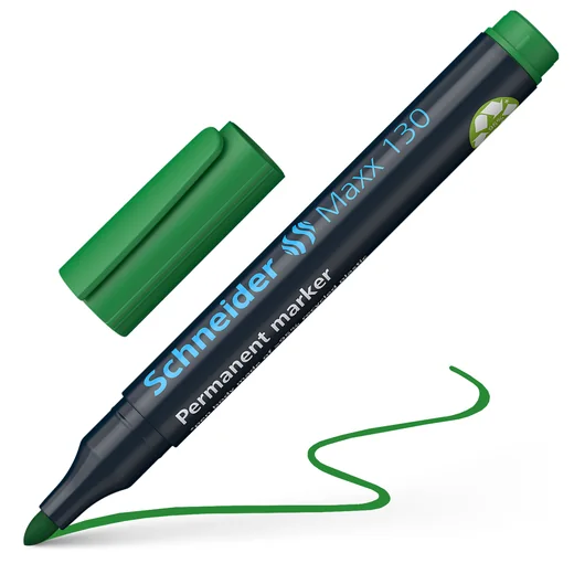 Schneider Markör Permanent 1-3 MM Yeşil Yuvarlak Uçlu 130