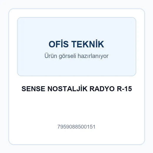 SENSE NOSTALJİK RADYO R-15