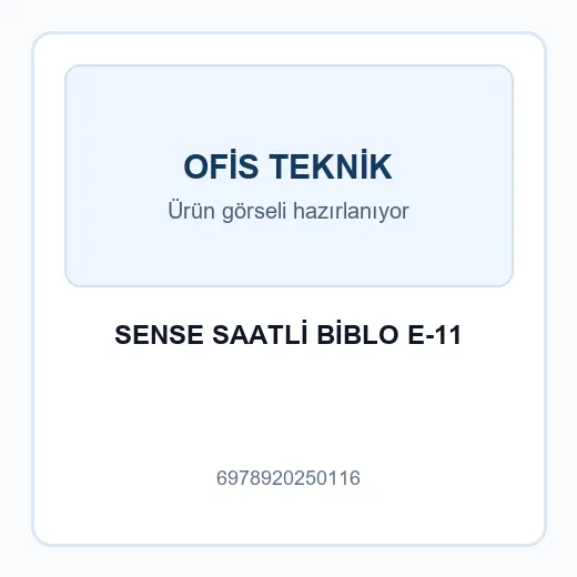 SENSE SAATLİ BİBLO E-11