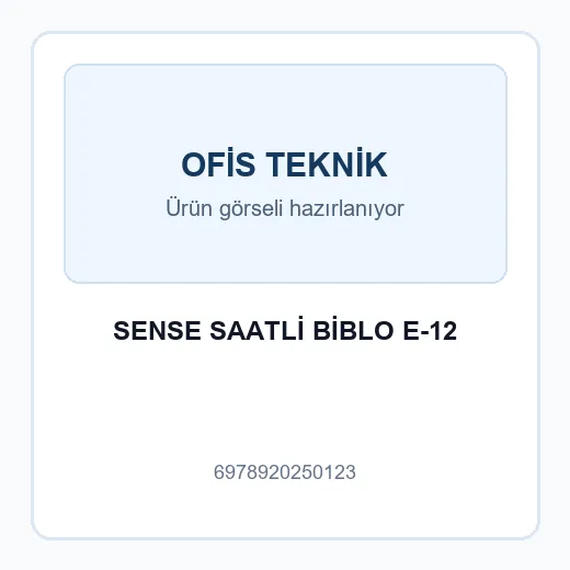 SENSE SAATLİ BİBLO E-12