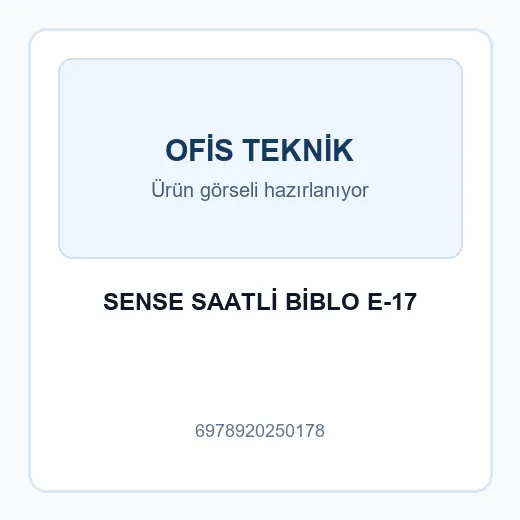 SENSE SAATLİ BİBLO E-17