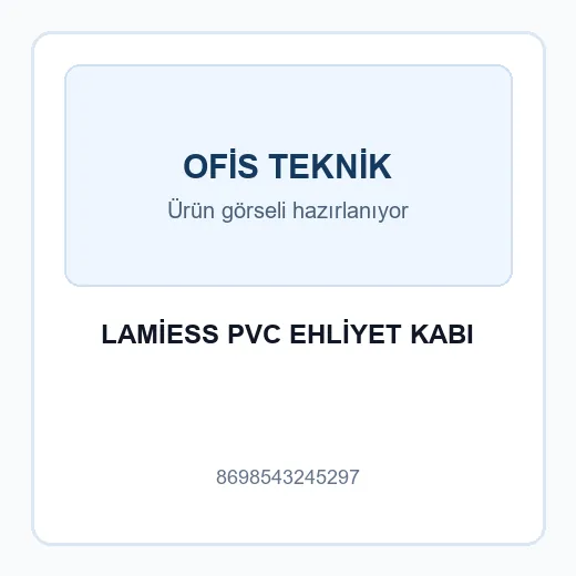 LAMİESS PVC EHLİYET KABI