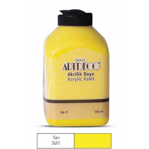 ARTDECO AKRİLİK 500 GR BOYA SARI