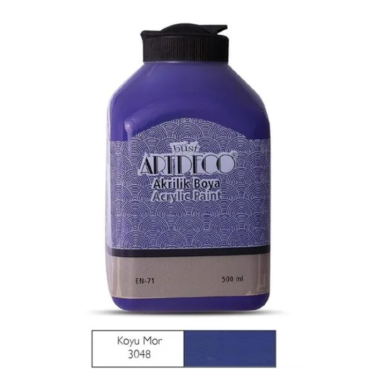 ARTDECO AKRİLİK 500 GR BOYA MOR